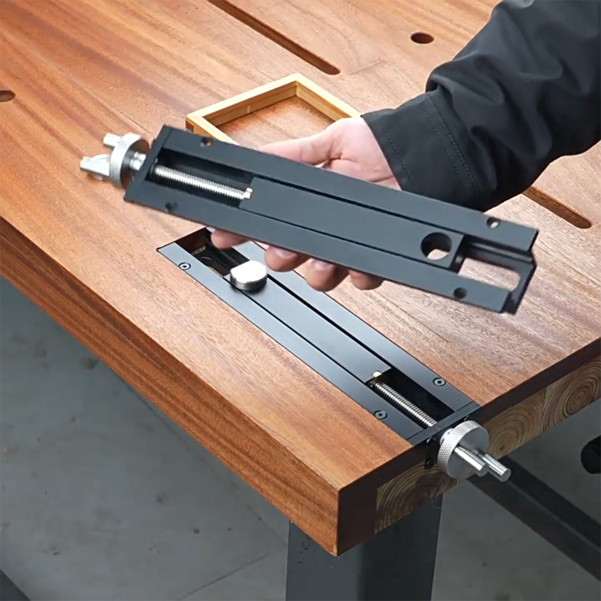 Woodworking Front Vise - Heavy Duty Aluminum Alloy Workbench Vise