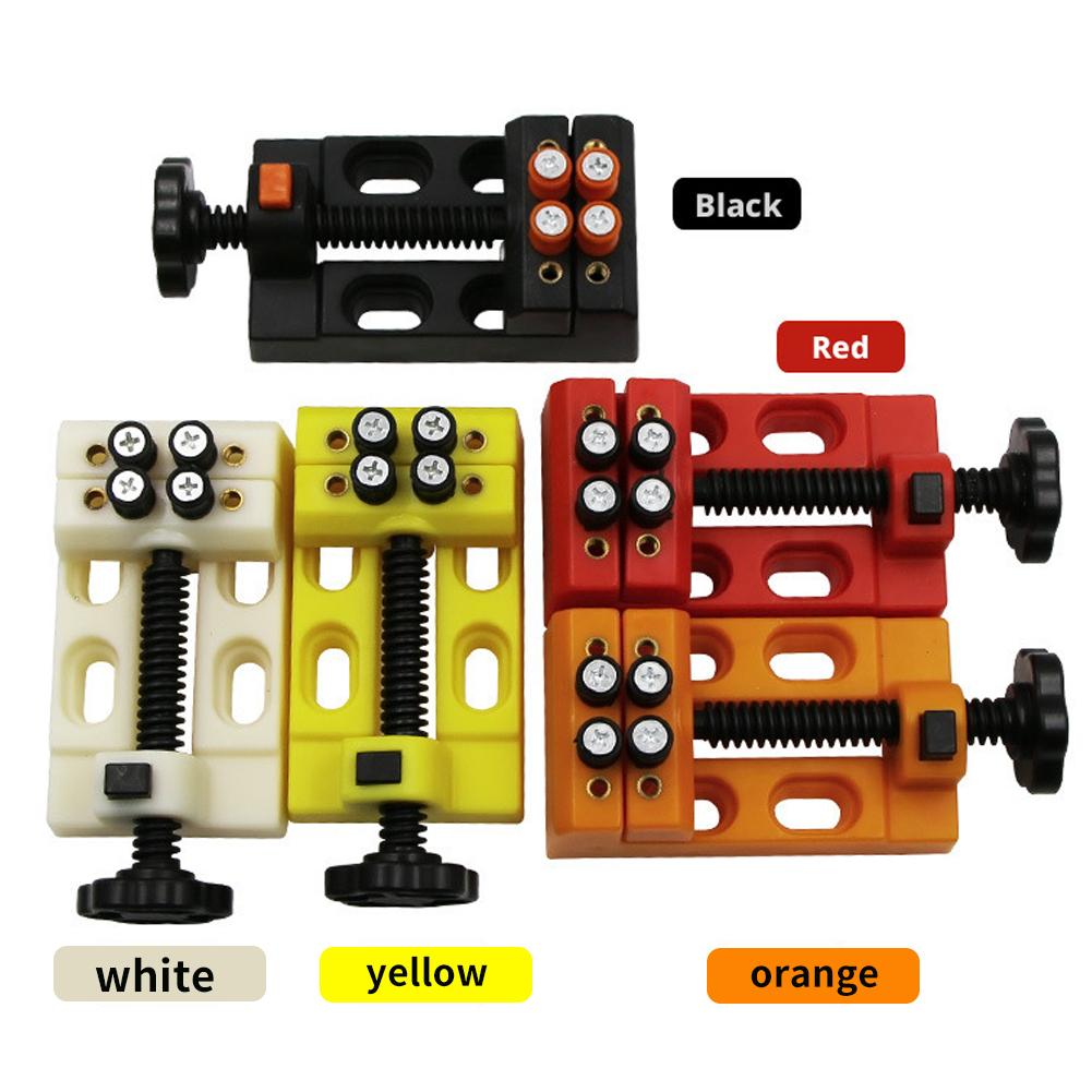 Woodworking Bench Vise - Quick-Release Mini Bench Vise 8-Hole Universal