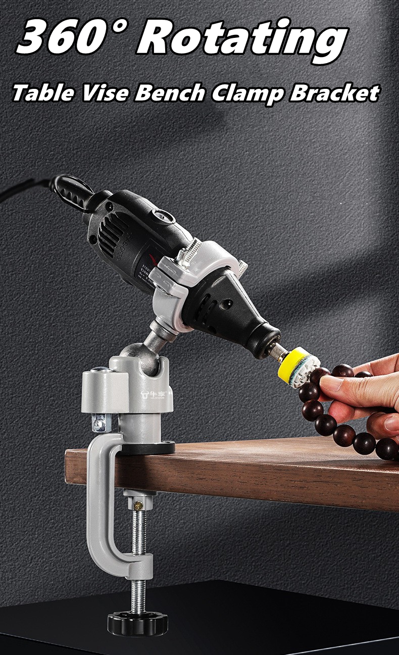 Woodworking Front Vise - 360° Rotating Table Vise Bench Clamp
