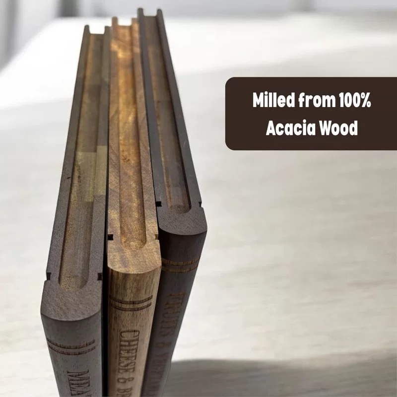 Woodworking Plan - 3-Piece Set Wooden Book-Shaped Cutting Board,