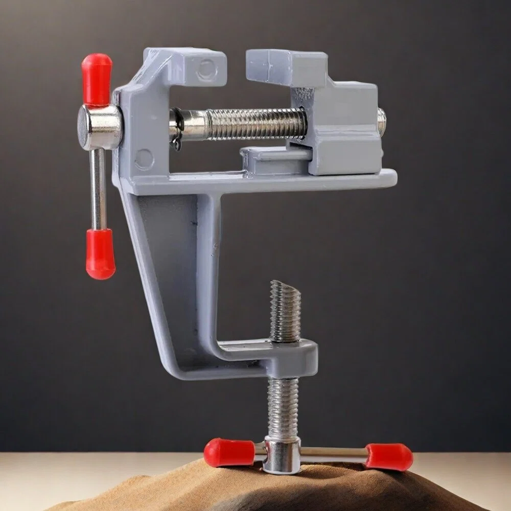 Woodworking Bench Vise - 35MM Aluminium Alloy Table Bench Clamp