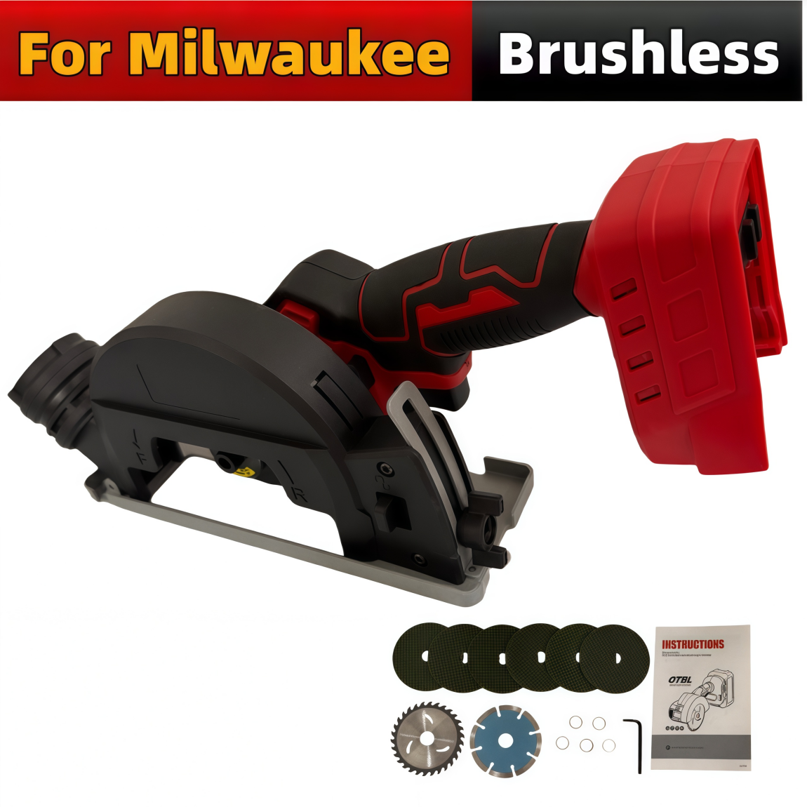 Woodworking Hand Saw - For Milwaukee M18 Battery 4-Inch Cordless