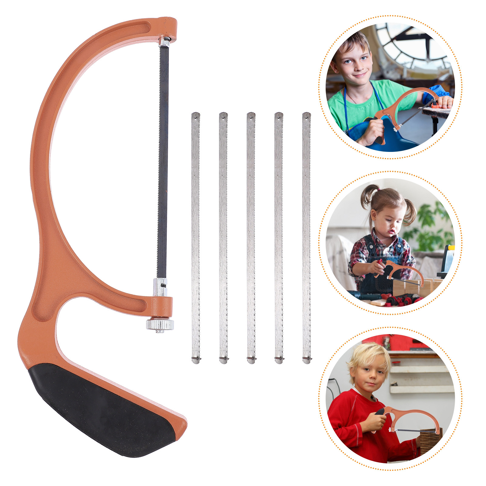Woodworking Hand Saw - 1Set Tough Mini Hacksaw for Kids