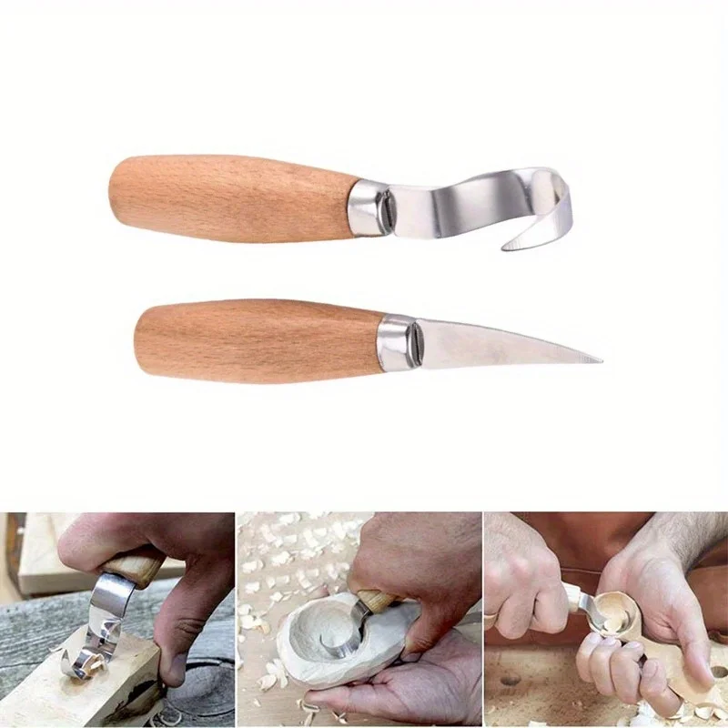 Woodworking Knife - Wood Carving Knife Chisel Hook Knife