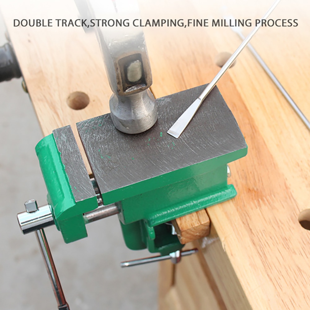 Table Bench Vise Bench Vise Je - مراجعة Woodworking Front Vise وسعره