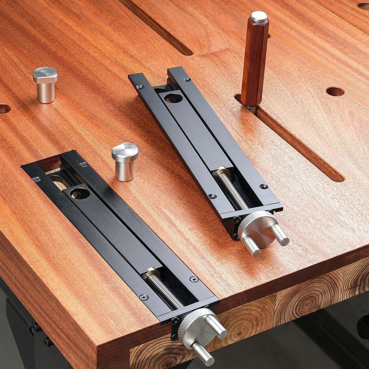 Heavy Duty Aluminum Alloy Work - مراجعة Woodworking Front Vise وسعره