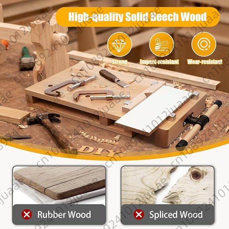 Hardwood Bench Desktop Woodwor - مراجعة Woodworking Bench Vise وسعره