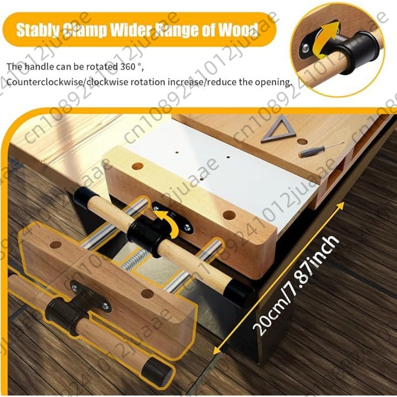 Hardwood Bench Desktop Woodwor - مراجعة Woodworking Bench Vise وسعره