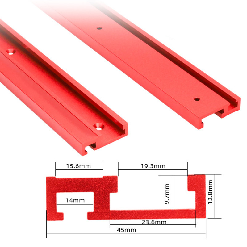 1Pc 45 Type T-Track 400mm Wood - مراجعة Woodworking Plan وسعره