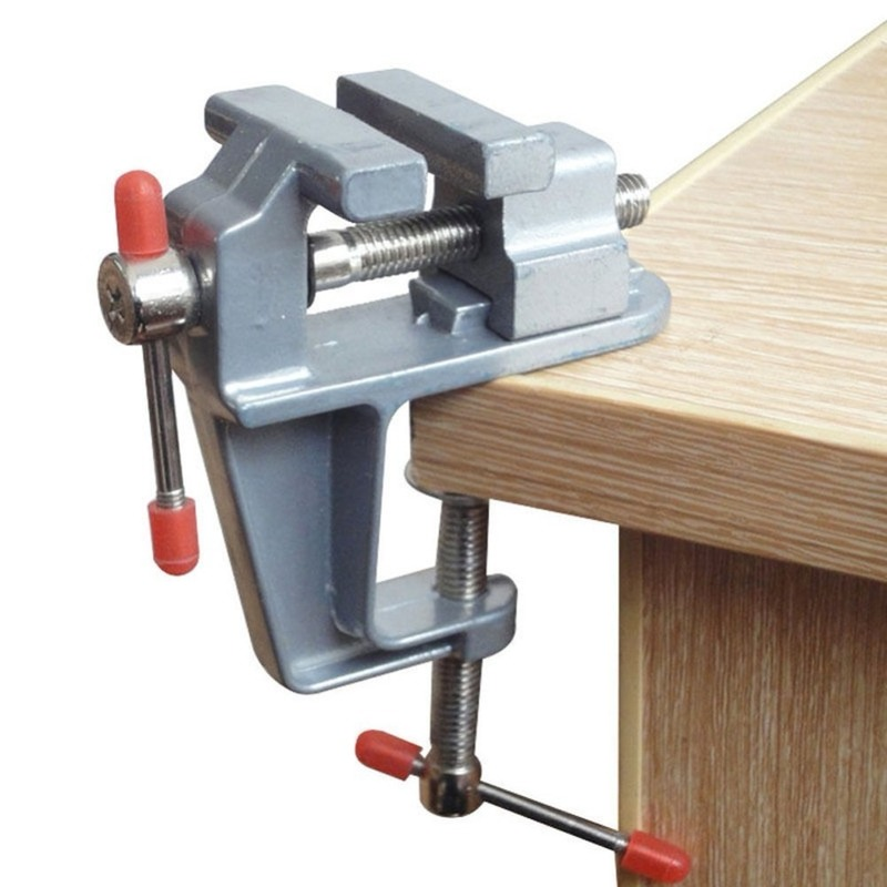 Aluminum Mini Table Clamp Smal - مراجعة Woodworking Bench Vise وسعره