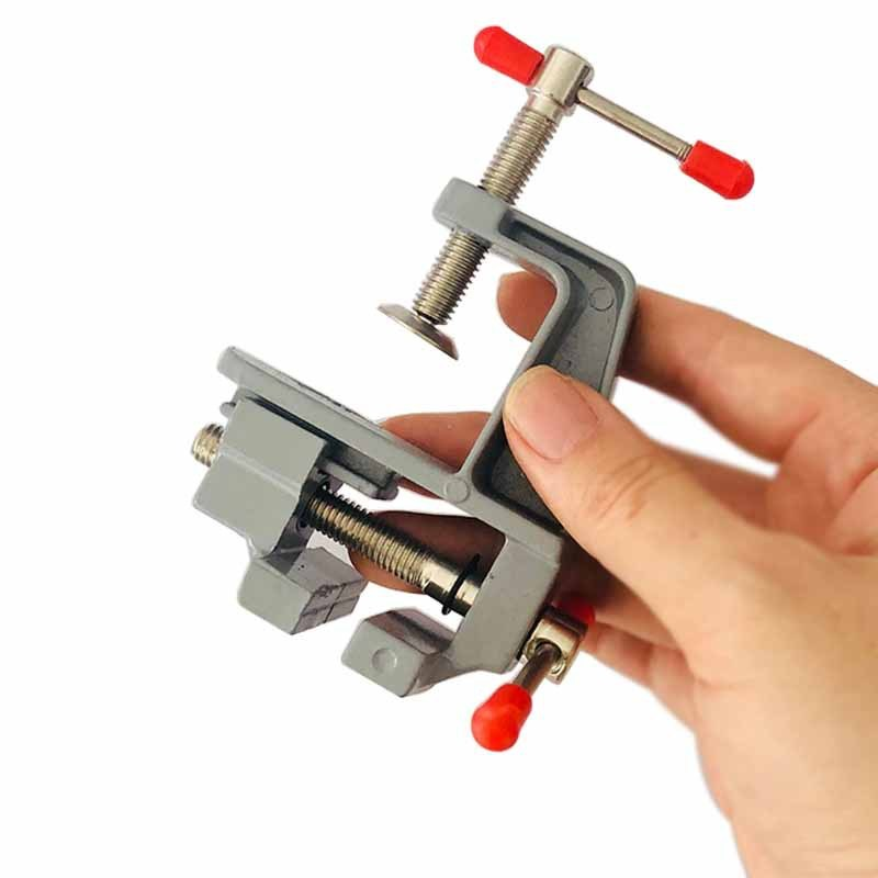 Aluminum Mini Table Clamp Smal - مراجعة Woodworking Bench Vise وسعره