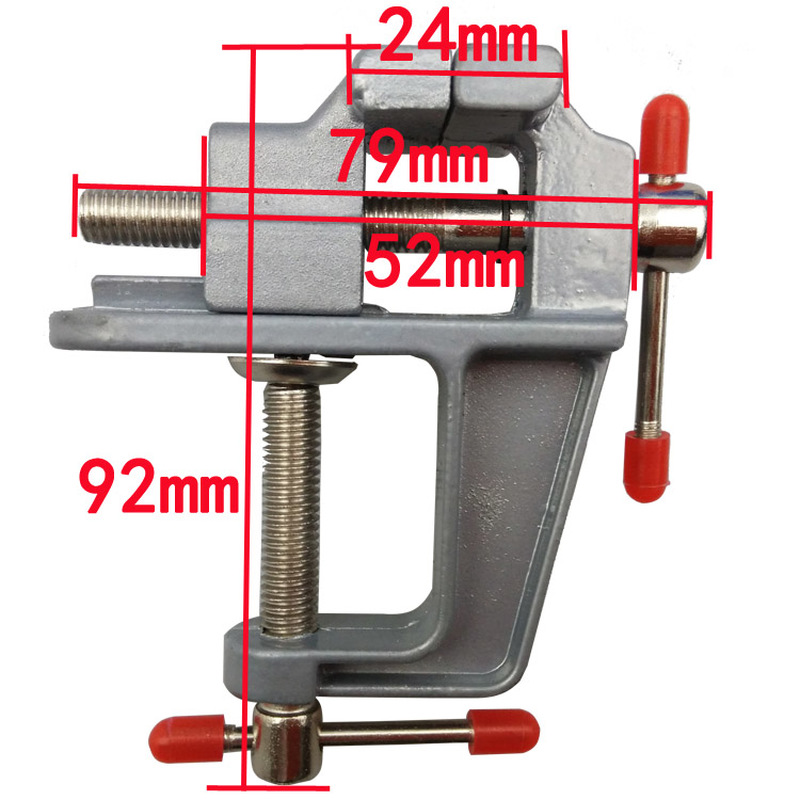 Aluminum Mini Table Clamp Smal - مراجعة Woodworking Bench Vise وسعره