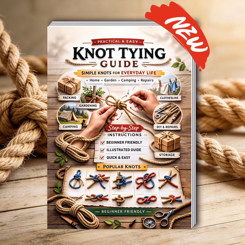 Knot Tying Guide Book Simple K - مراجعة Woodworking Plan وسعره
