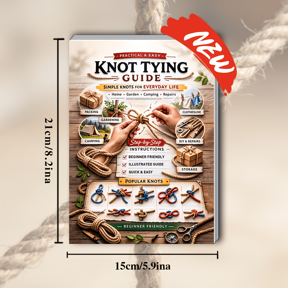 Knot Tying Guide Book Simple K - مراجعة Woodworking Plan وسعره