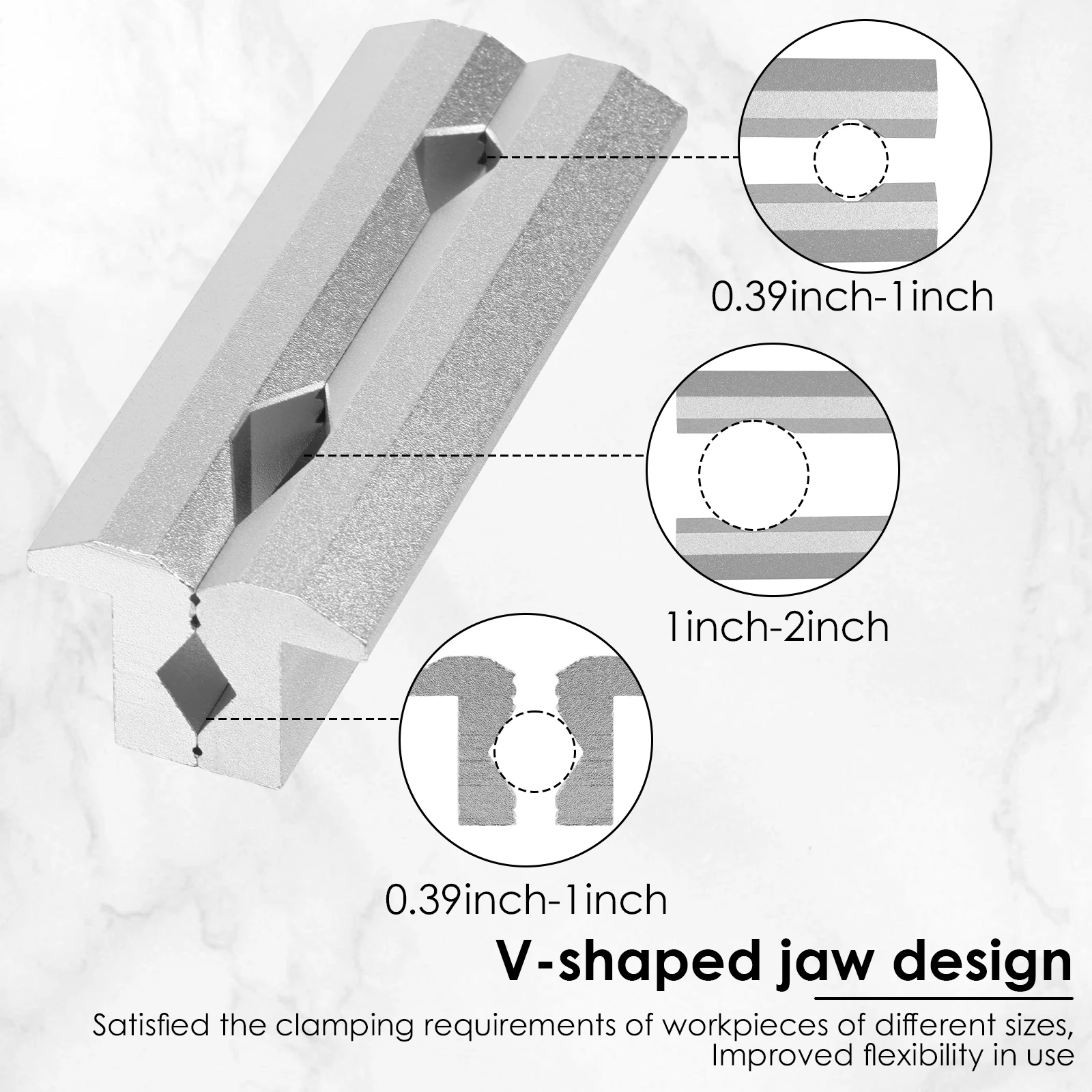 Magnetic Vise Jaws 4/5/6inch V - مراجعة Woodworking Bench Vise وسعره