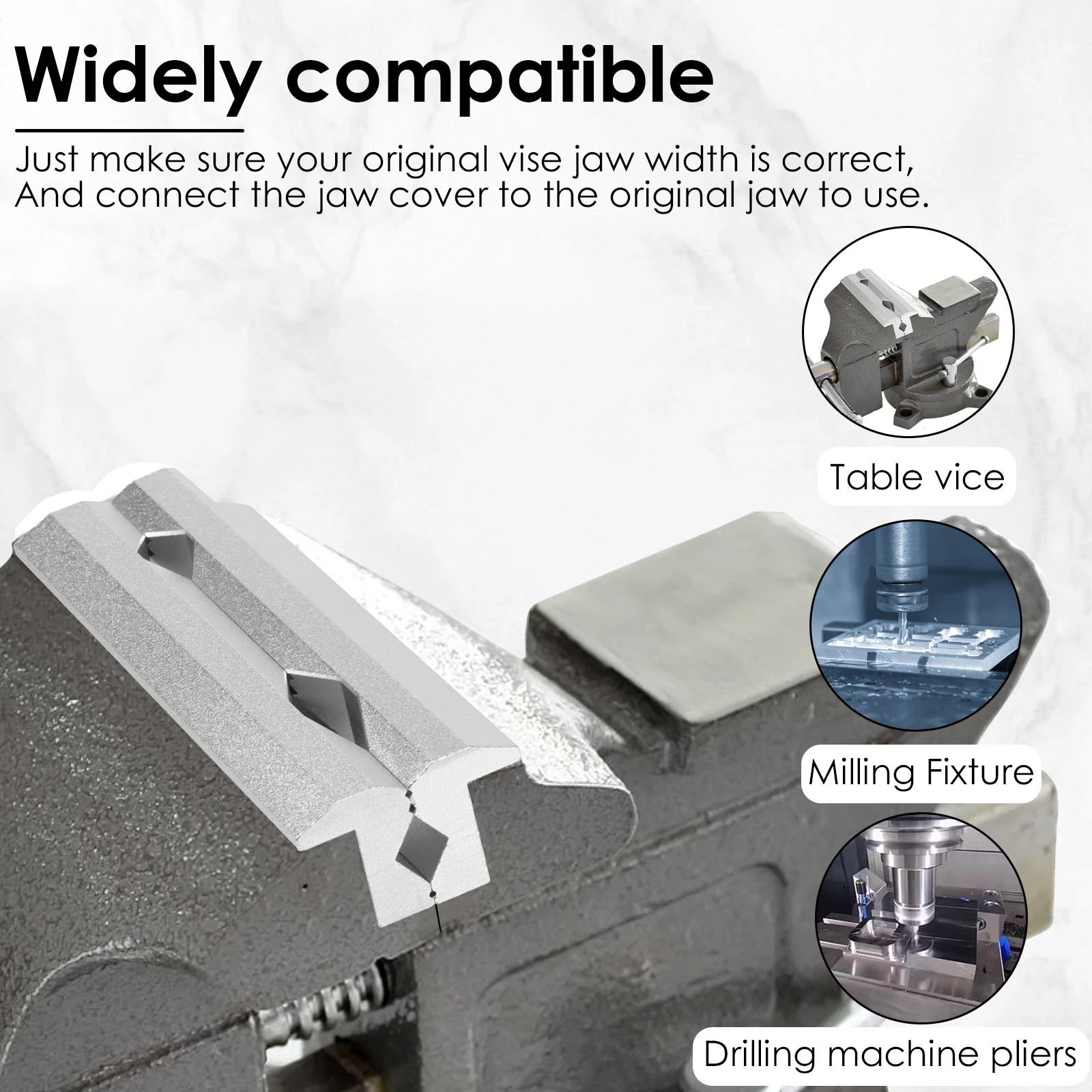 Magnetic Vise Jaws 4/5/6inch V - مراجعة Woodworking Bench Vise وسعره