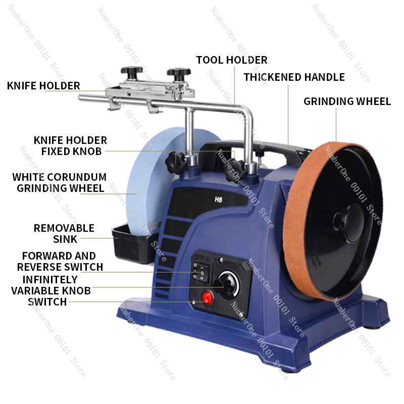 H8 8inch Low-Speed Water-Coole - مراجعة Woodworking Knife وسعره