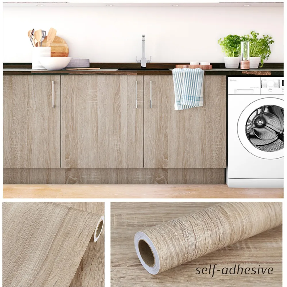 40cm PVC Self Adhesive Wallpap - مراجعة Woodworking Plan وسعره