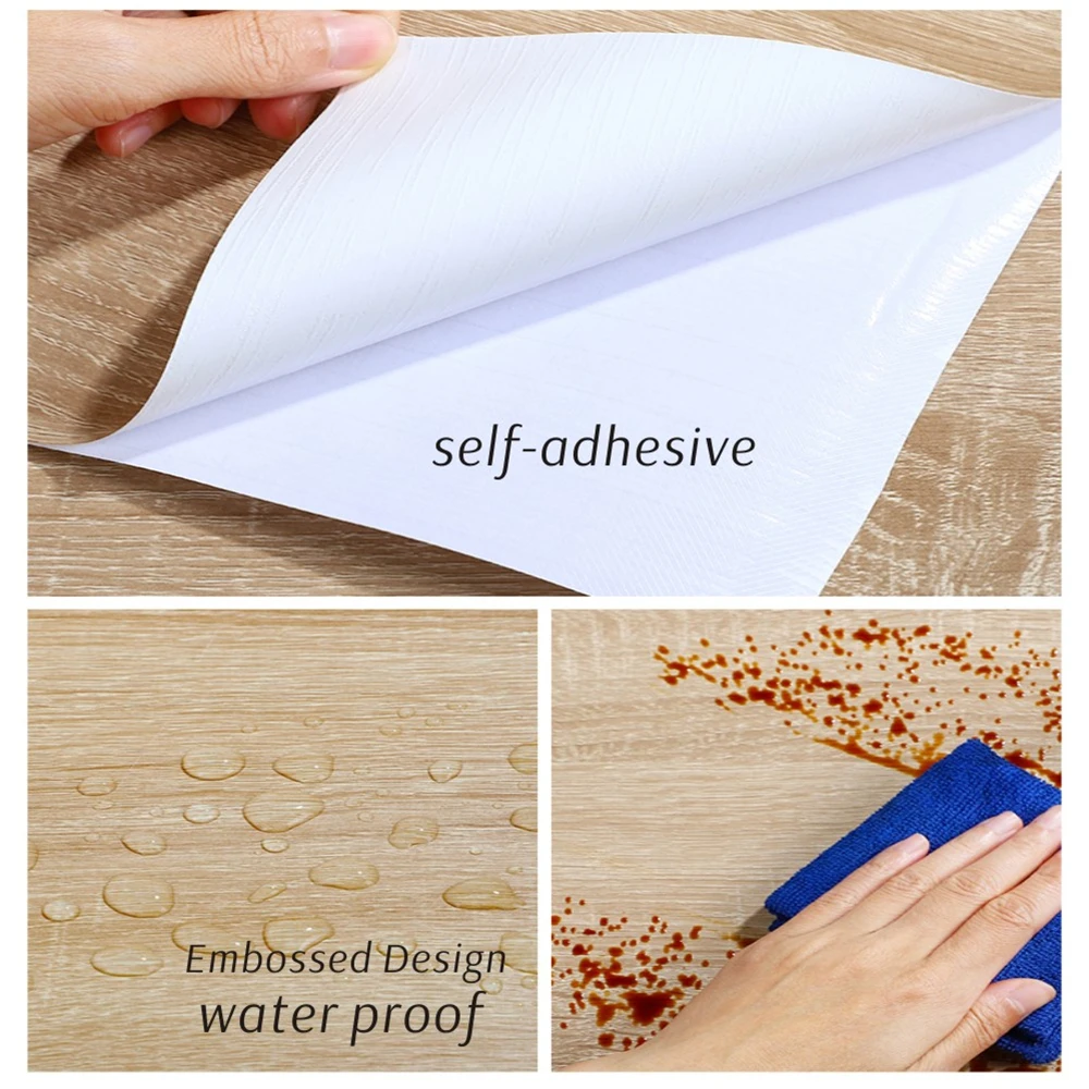 40cm PVC Self Adhesive Wallpap - مراجعة Woodworking Plan وسعره