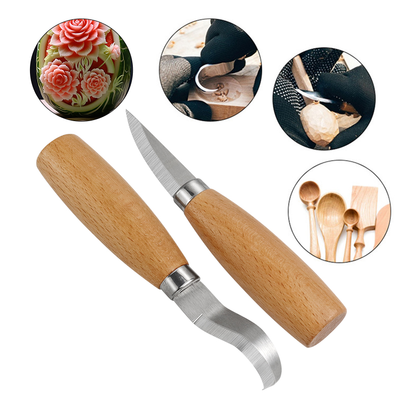 Stainless Iron Carving Knife B - مراجعة Woodworking Knife وسعره