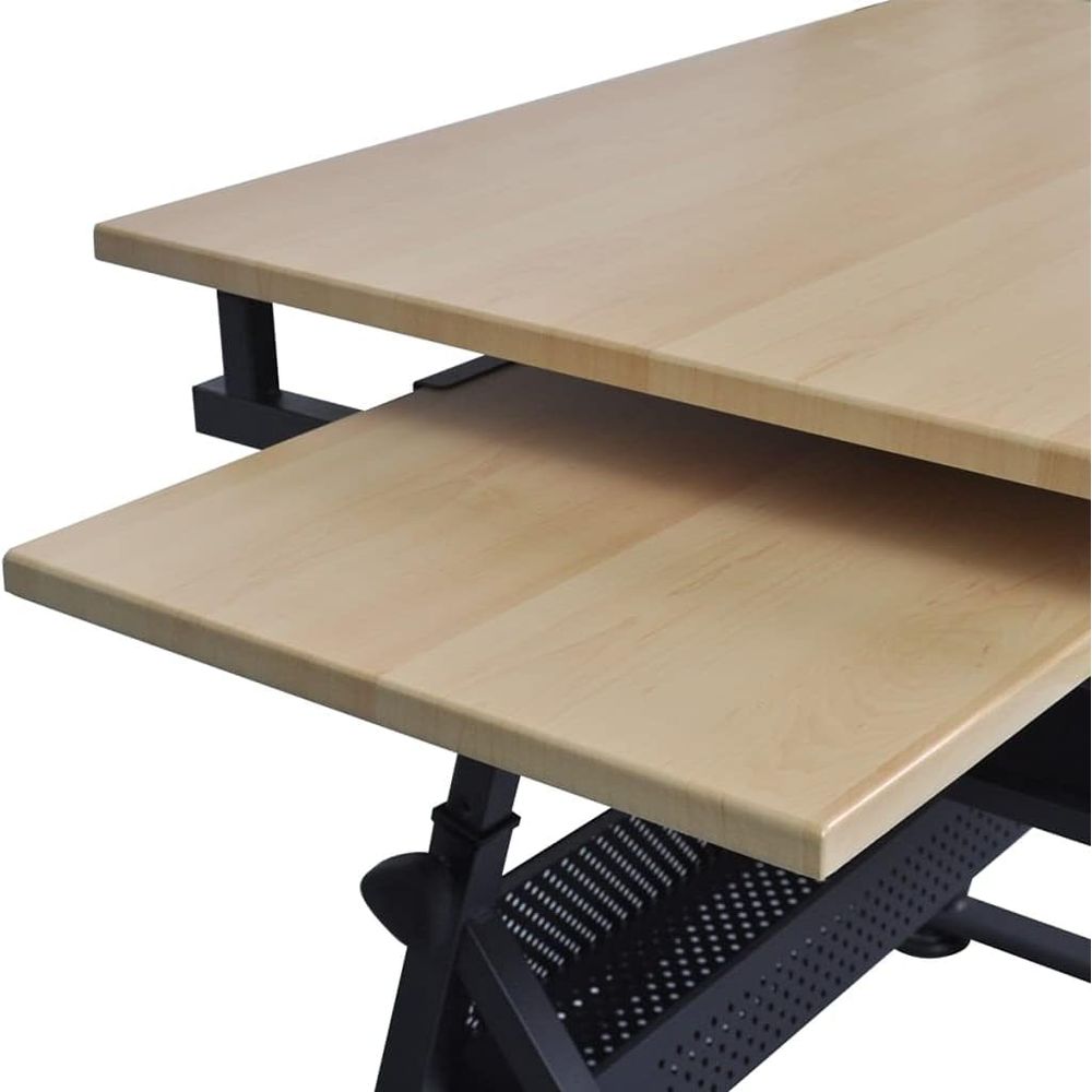 Adjustable Height Drafting Tab - مراجعة Woodworking Table وسعره