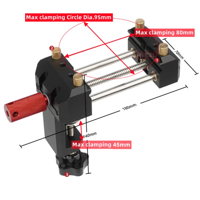 Multifunc Aluminum Alloy Table - مراجعة Woodworking Bench Vise وسعره
