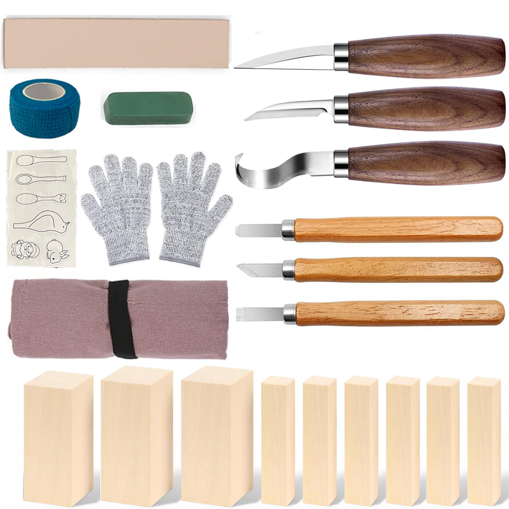Carving Knife Gift Box Set 21- - مراجعة Woodworking Knife وسعره