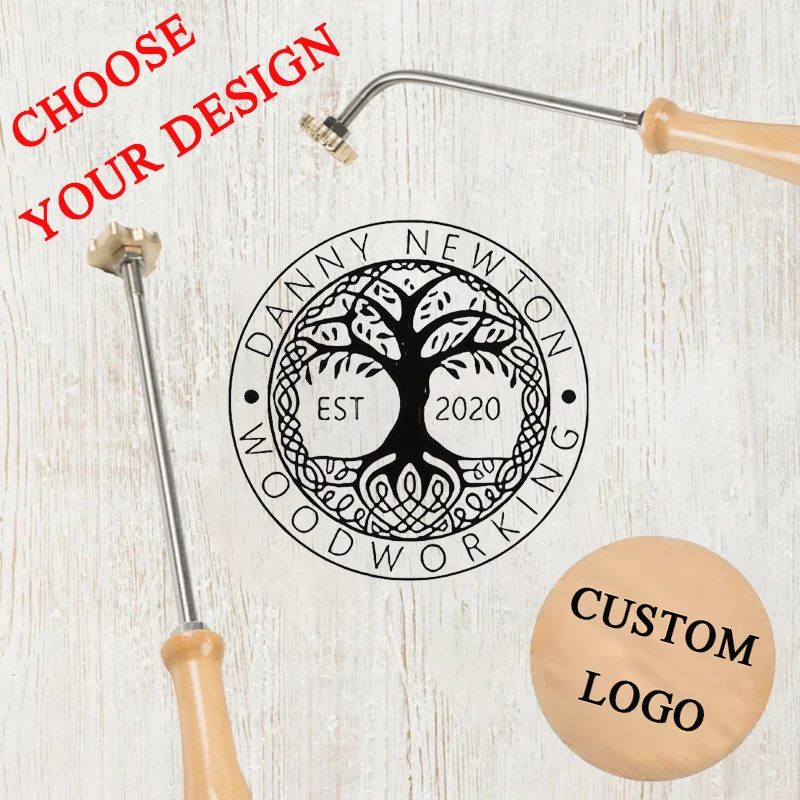 Custom Branding Iron for Food  - مراجعة Woodworking Logo Design Free وسعره