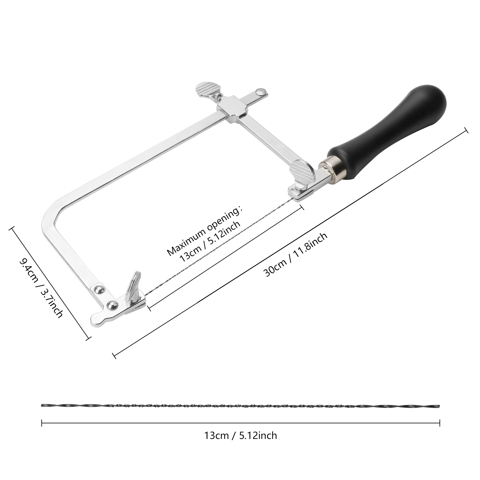 Portable U-shape Saw Bow Hacks - مراجعة Woodworking Hand Saw وسعره