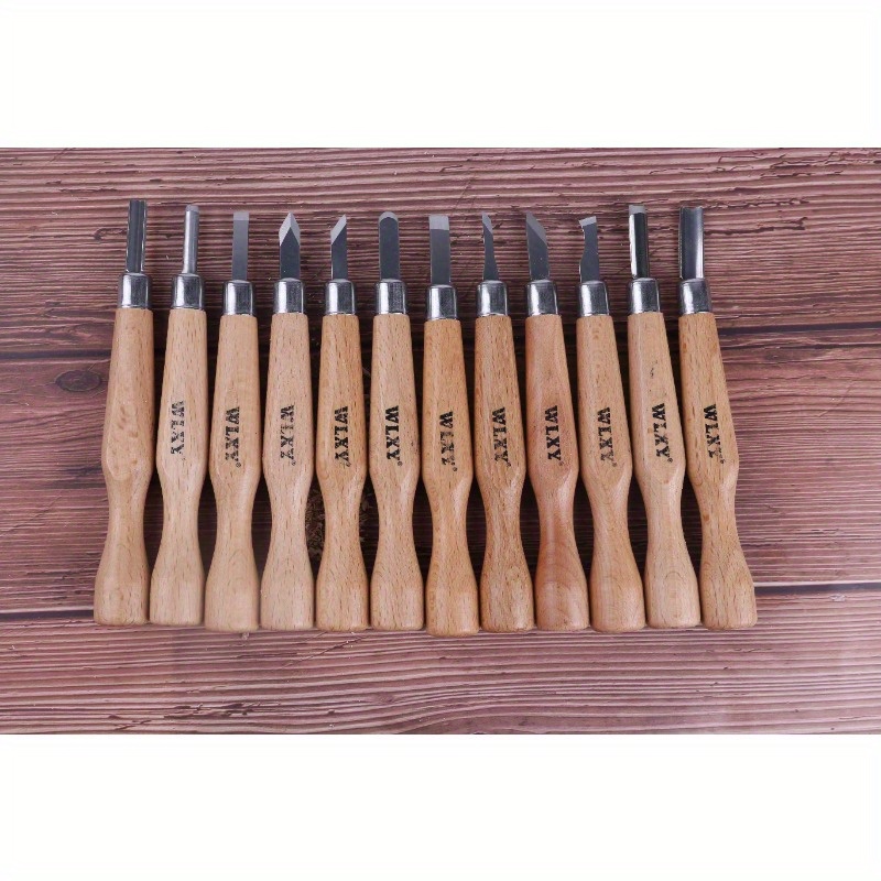 Set Of 12 Professional Wooden  - مراجعة Woodworking Knife وسعره