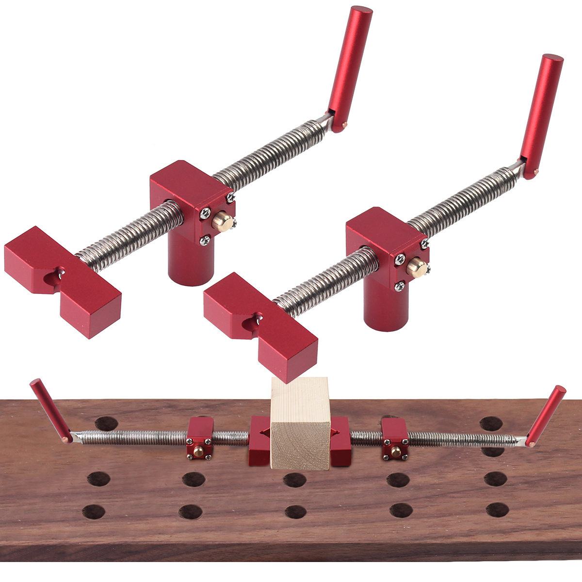 Woodworking Fast Bench Dog Bra - مراجعة Woodworking Front Vise وسعره
