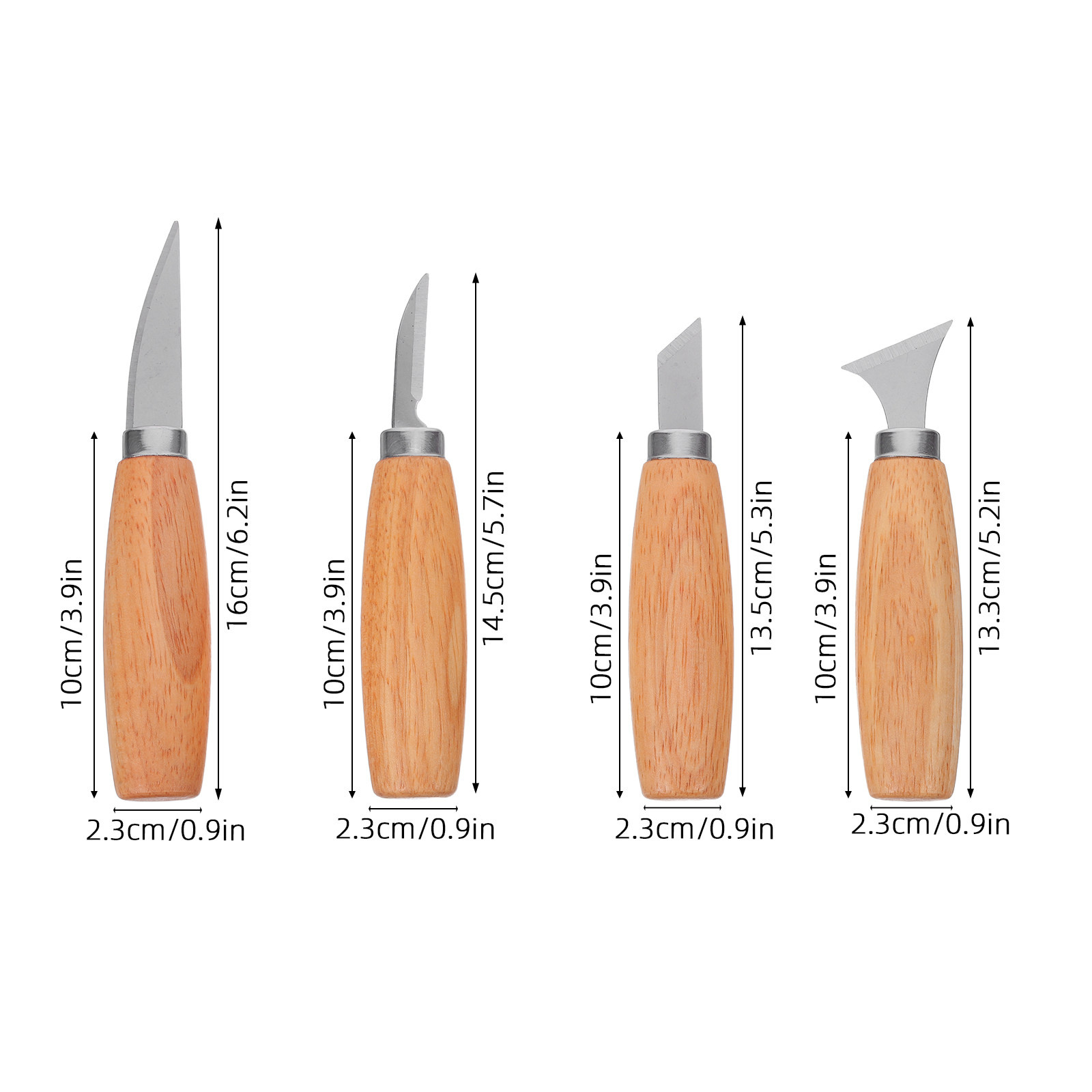 4Pcs Wood Carving Knives Set E - مراجعة Woodworking Knife وسعره