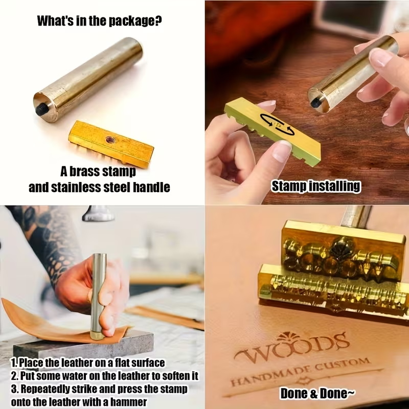 M8 Custom Branding Iron Stamp  - مراجعة Woodworking Logo Design Free وسعره