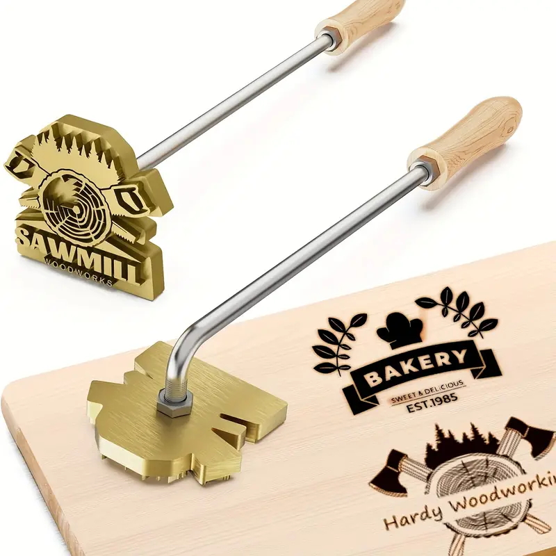 M8 Custom Branding Iron Stamp  - مراجعة Woodworking Logo Design Free وسعره