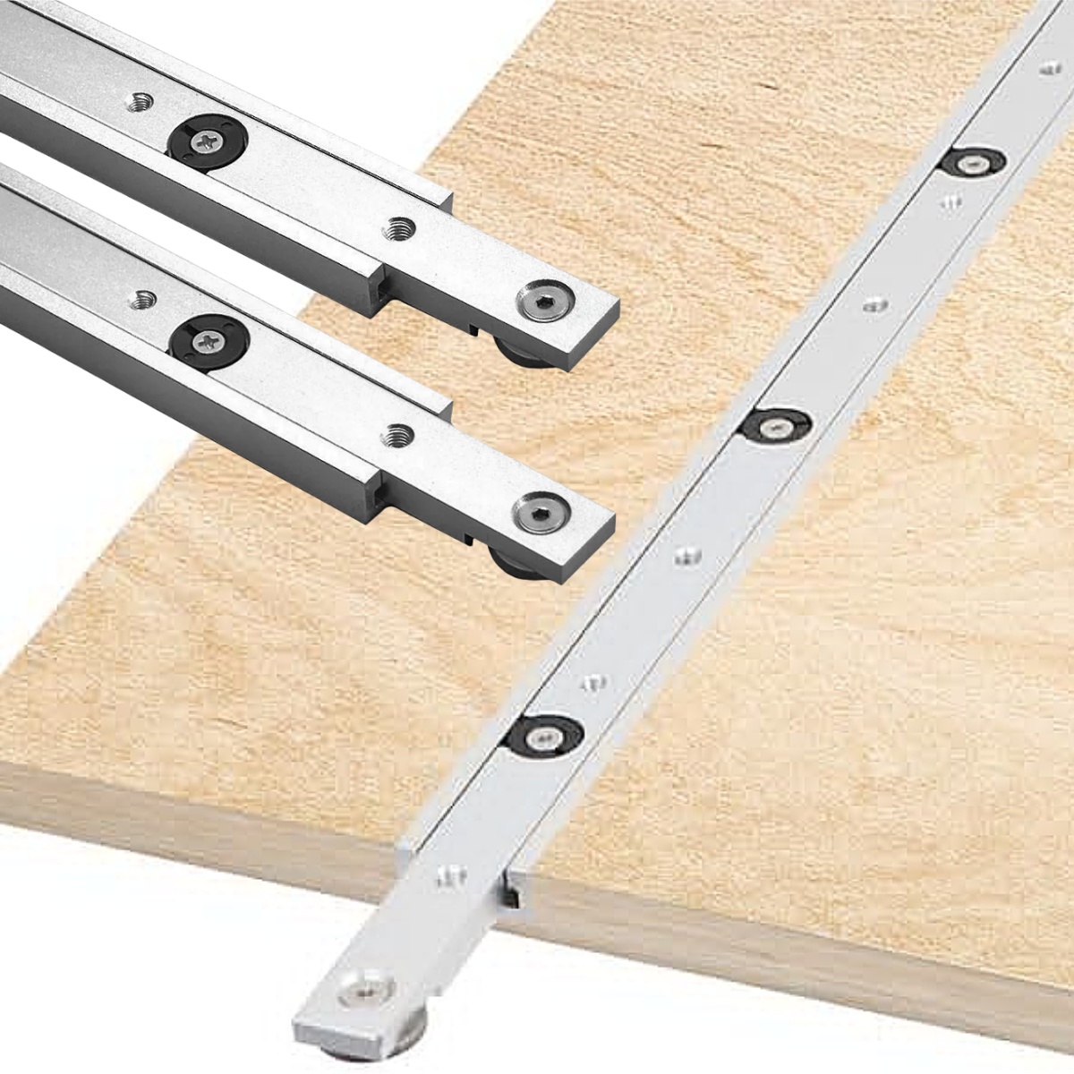 1 Set Aluminium Alloy T-tracks - مراجعة Woodworking Plan وسعره