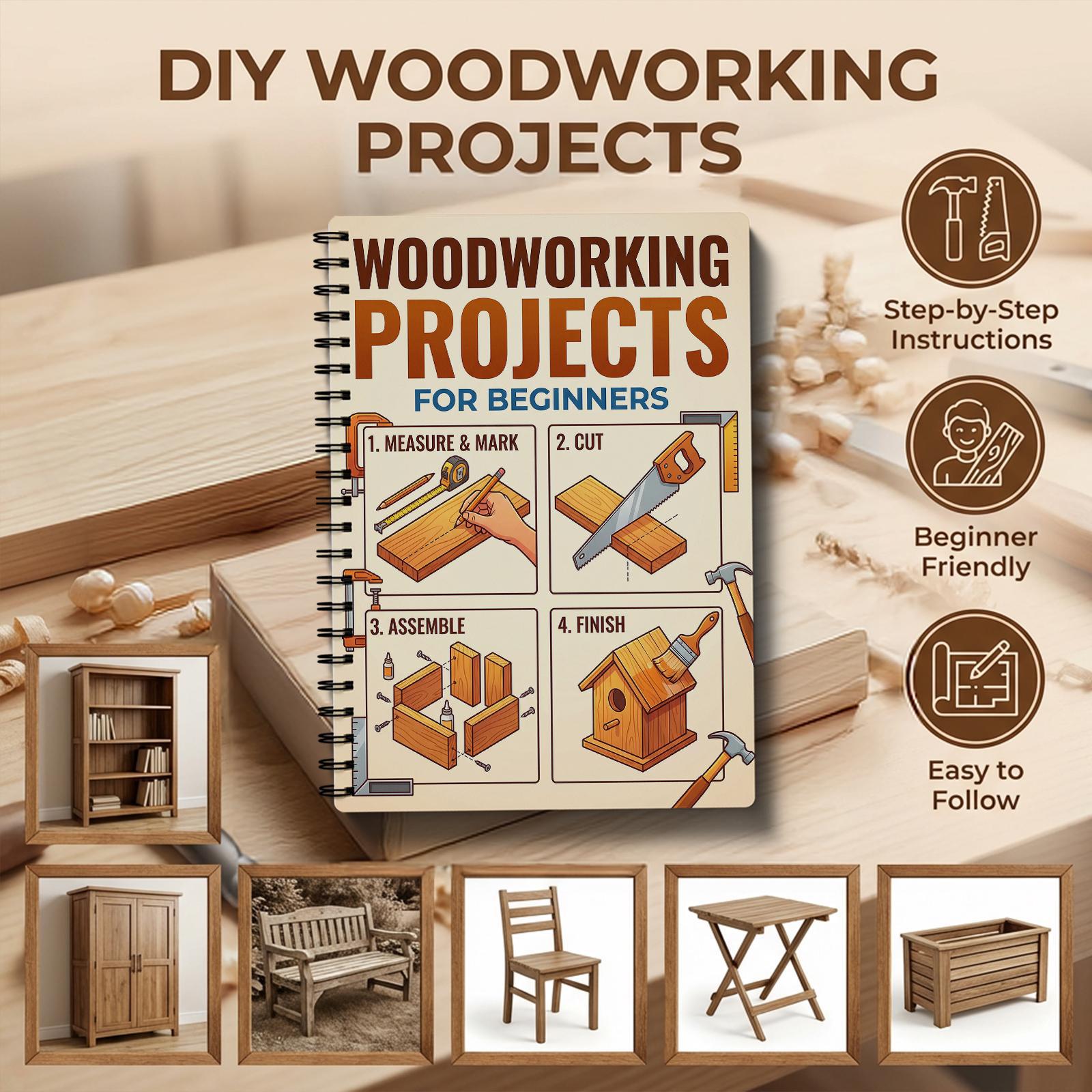 Woodworking Book for Beginners - مراجعة Woodworking Plan وسعره