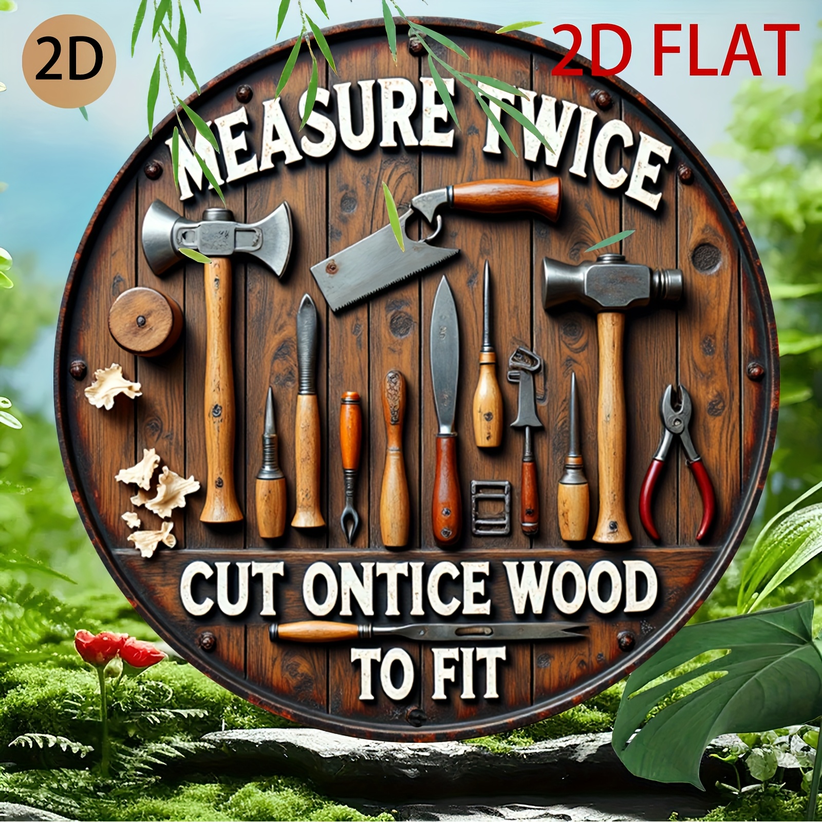 2D planar circular wooden tool - مراجعة Woodworking Logo Design Free وسعره